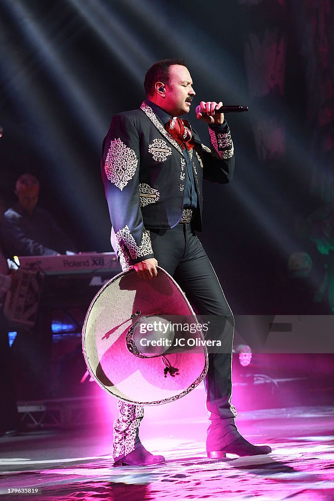Pepe Aguilar Performs At The Gibson Amphitheatre
