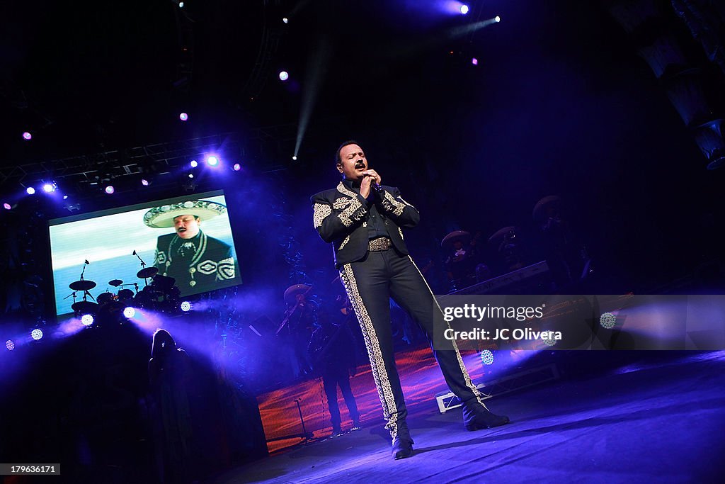 Pepe Aguilar Performs At The Gibson Amphitheatre