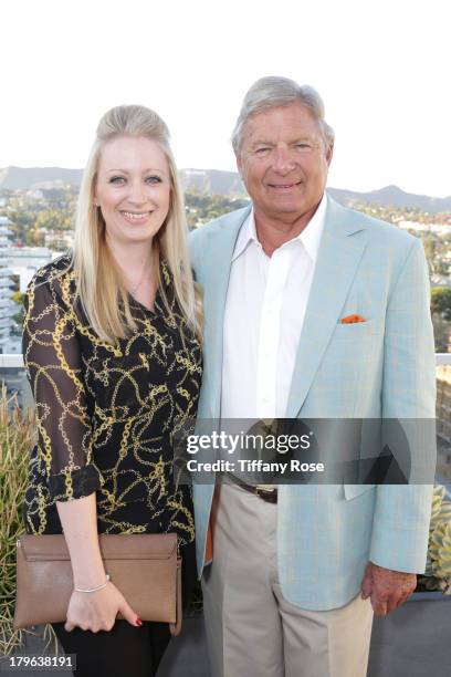Louise Bristow and Charles Ward attend the Auto Gallery Event at the residences at W Hollywood on September 5, 2013 in Hollywood, California.