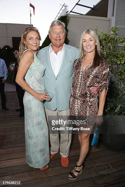 Michelle Montany, Charles Ward and Annisa Crawford attend the Auto Gallery Event at the residences at W Hollywood on September 5, 2013 in Hollywood,...