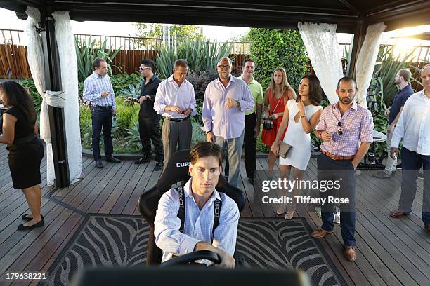 Clarke Hanrattie attends the Auto Gallery Event at the residences at W Hollywood on September 5, 2013 in Hollywood, California.