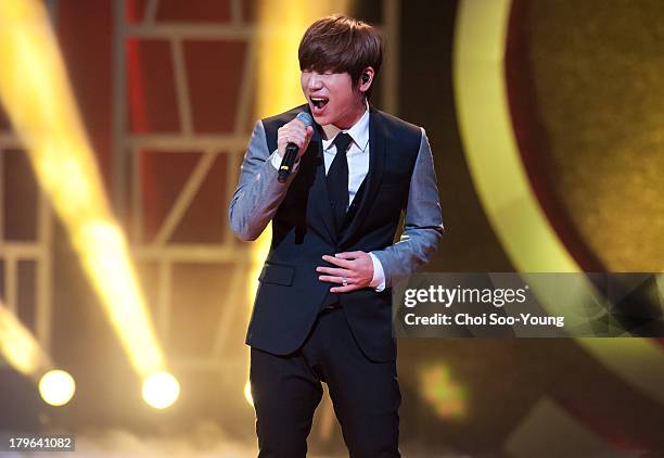 Will performs onstage during the Seoul International Drama Awards 2013 at the National Theater of Korea Main Hall 'Hae' on September 5, 2013 in...