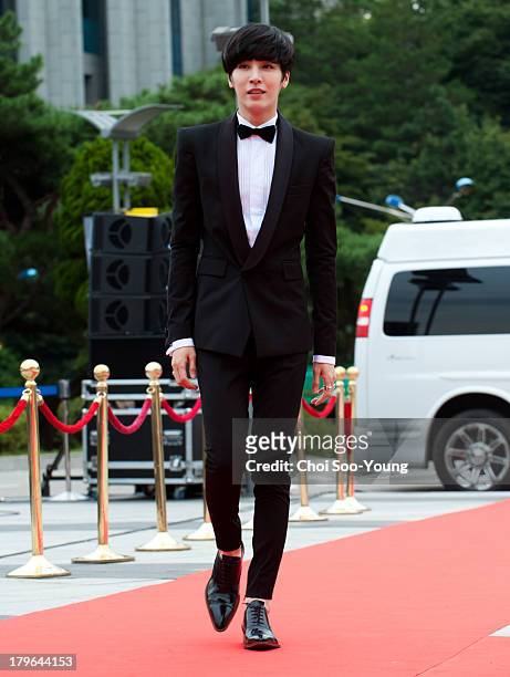No Min-Woo arrives at the red carpet of the Seoul International Drama Awards 2013 at the National Theater of Korea Main Hall 'Hae' on September 5,...