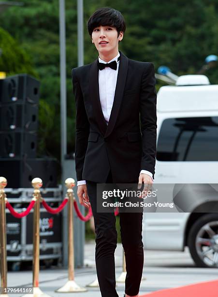 No Min-Woo arrives at the red carpet of the Seoul International Drama Awards 2013 at the National Theater of Korea Main Hall 'Hae' on September 5,...