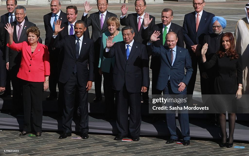 G20 Leaders Meet In St. Petersburg For The Summit