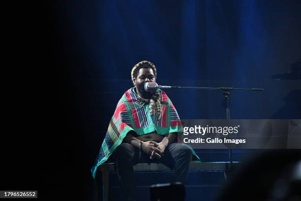 Sjava at the 29th annual South African Music Awards at SunBet Arena on November 18, 2023 in Pretoria, South Africa. The awards celebrate and honour...