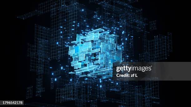 hyper control ai chip concept - matrix organisation stock pictures, royalty-free photos & images