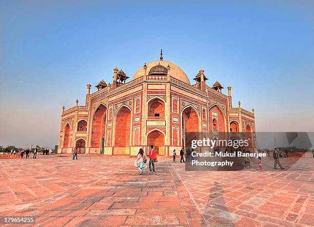 humayun's tomb, new delhi - humayun's tomb stock pictures, royalty-free photos & images