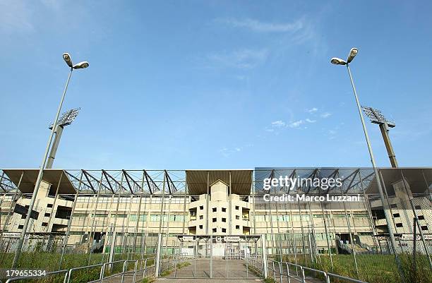 General view of the stadium Euganeo ahead of the Serie B match between AC Padova and Trapani Calcio at Stadio Euganeo on August 24, 2013 in Padova,...