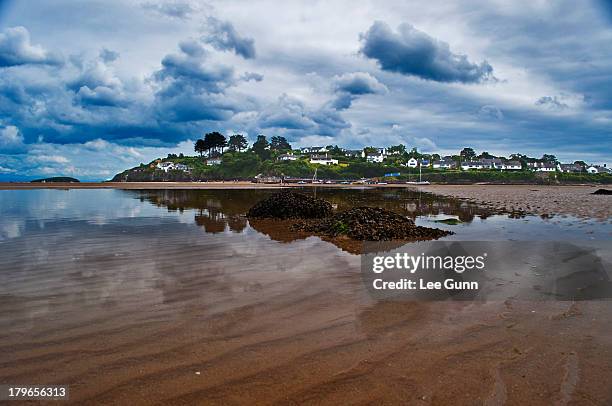 abersoch beach - abersoch stock pictures, royalty-free photos & images