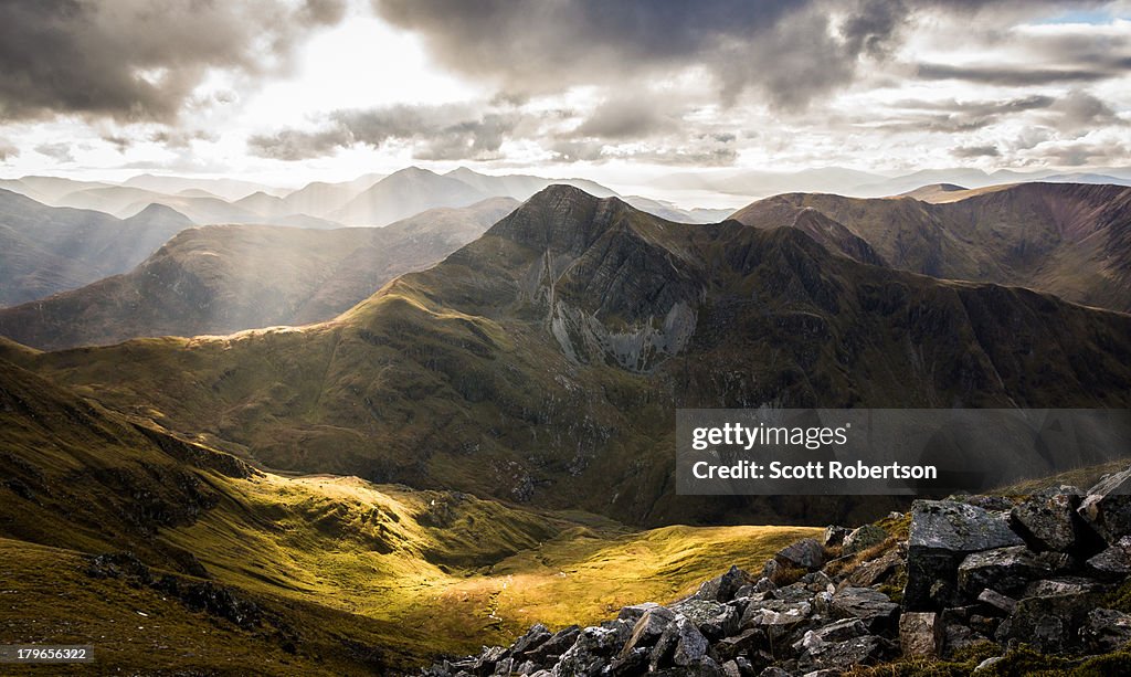 Stob Ban in colour