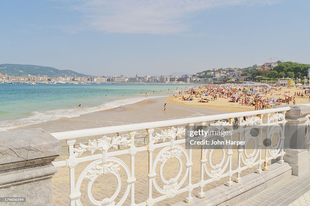 Ondarreta Beach, San Sebastian, Spain