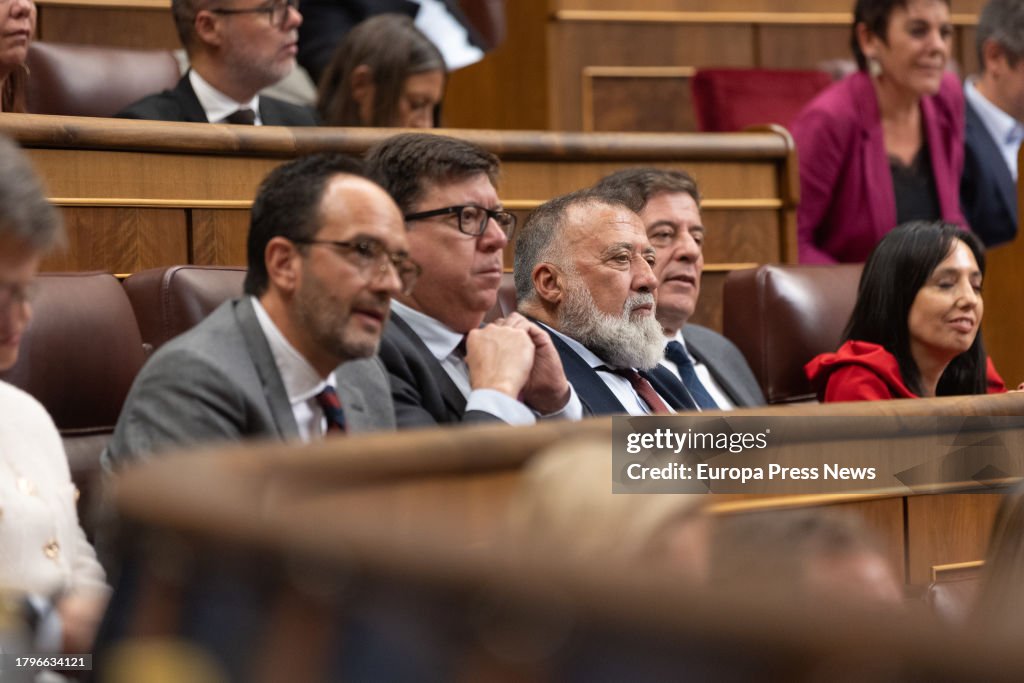 Second Session PSOE deputy Herminio Rufino during the second session of the... News ...