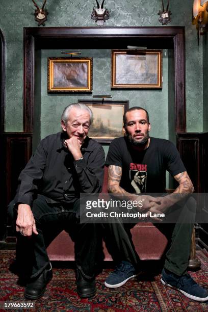 Musicians Ben Harper and Charlie Musselwhite are photographed for Paris Match on January 29, 2013 in New York City.