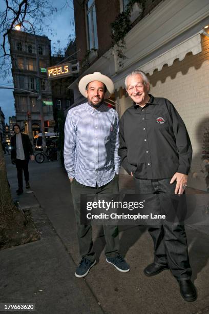 Musicians Ben Harper and Charlie Musselwhite are photographed for Paris Match on January 29, 2013 in New York City.