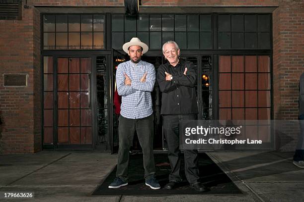 Musicians Ben Harper and Charlie Musselwhite are photographed for Paris Match on January 29, 2013 in New York City.
