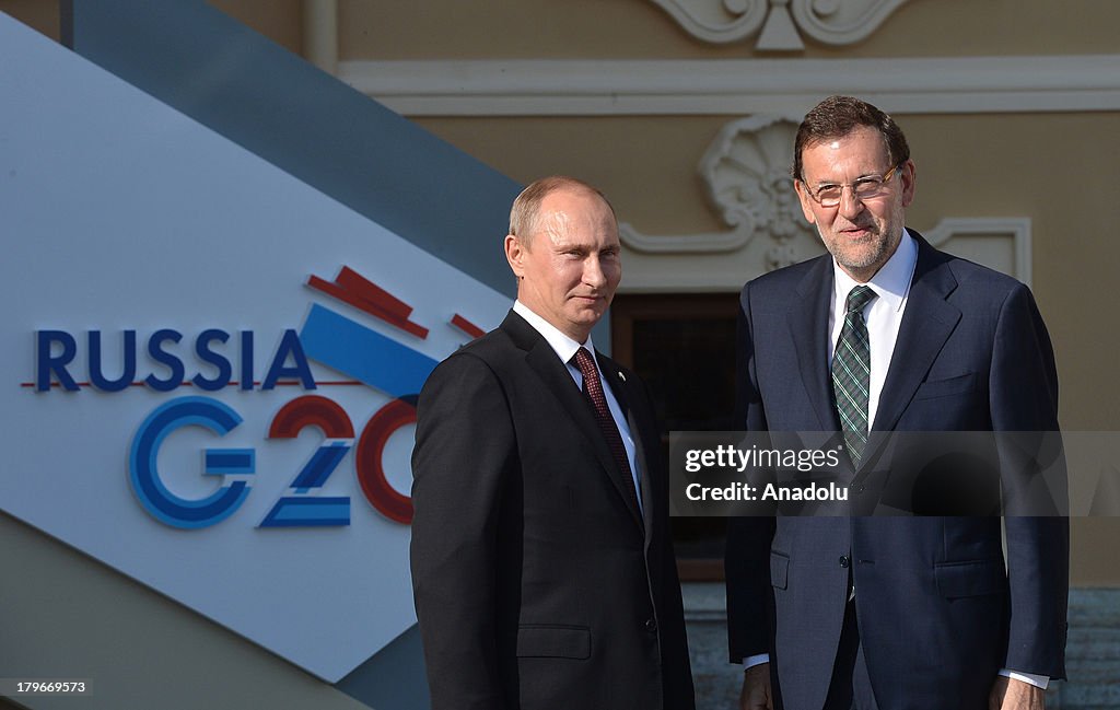 The G20 summit begins in St. Petersburg, Russia