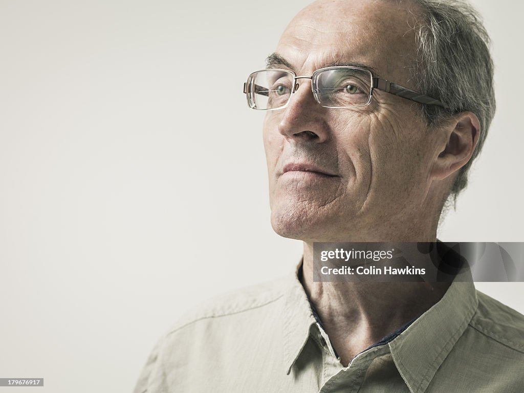 Portrait of elderly male