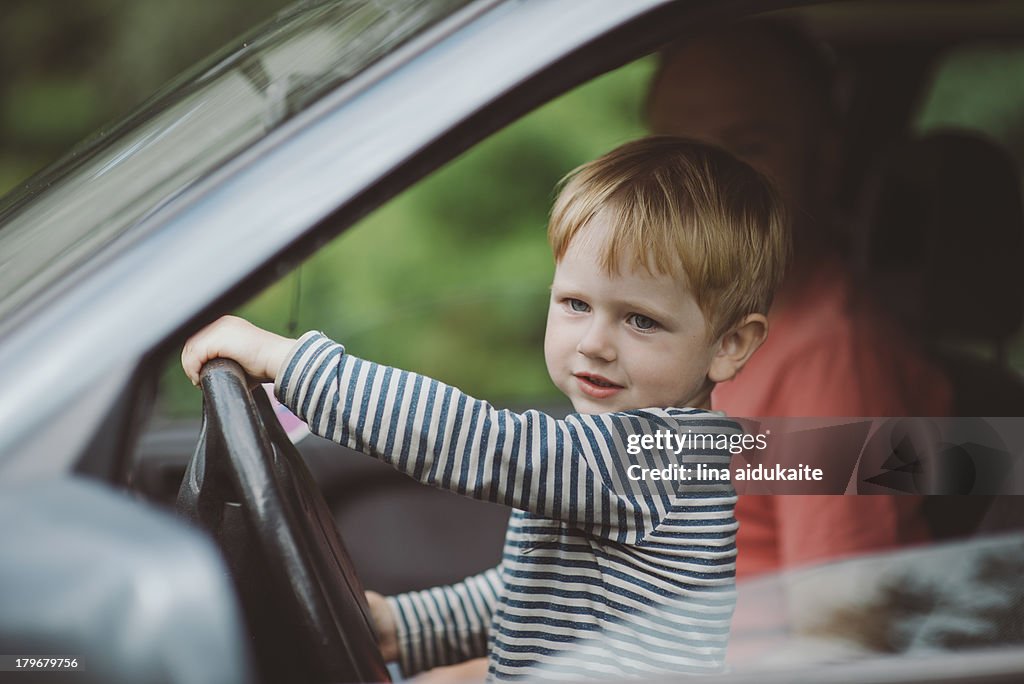 Toddler driving