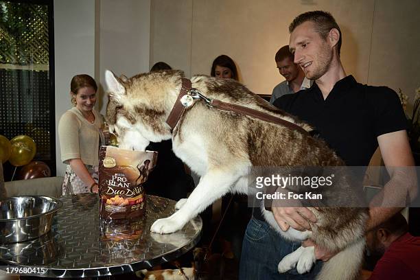 General view of atmosphere during the Duo Delice Dog Food Launch Party at 6 Mandel on September 6, 2013 in Paris, France.