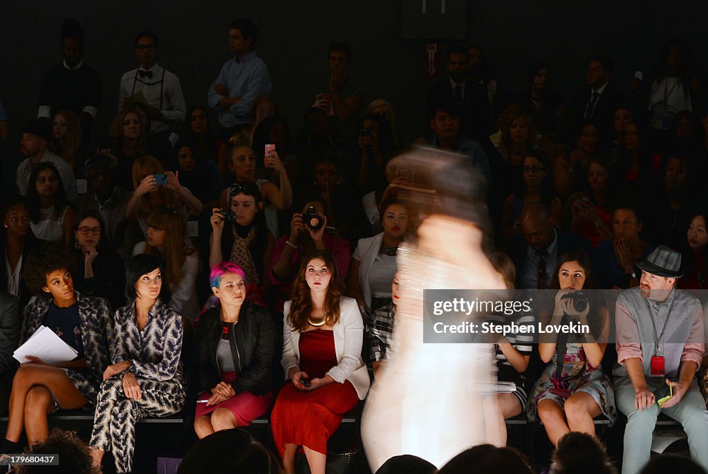 Noon By Noor - Front Row - Mercedes-Benz Fashion Week Spring 2014