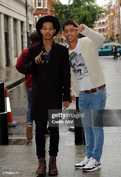 Rizzle Kicks pictured at the BBC on September 6, 2013 in London, England.