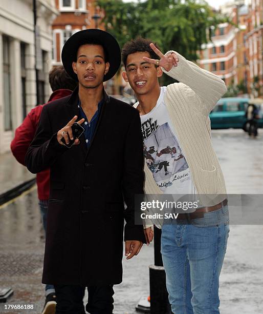 Rizzle Kicks pictured at the BBC on September 6, 2013 in London, England.