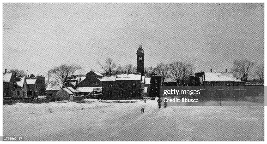 Antique image of Hampden County, Massachusetts: Springfield, Bond Street