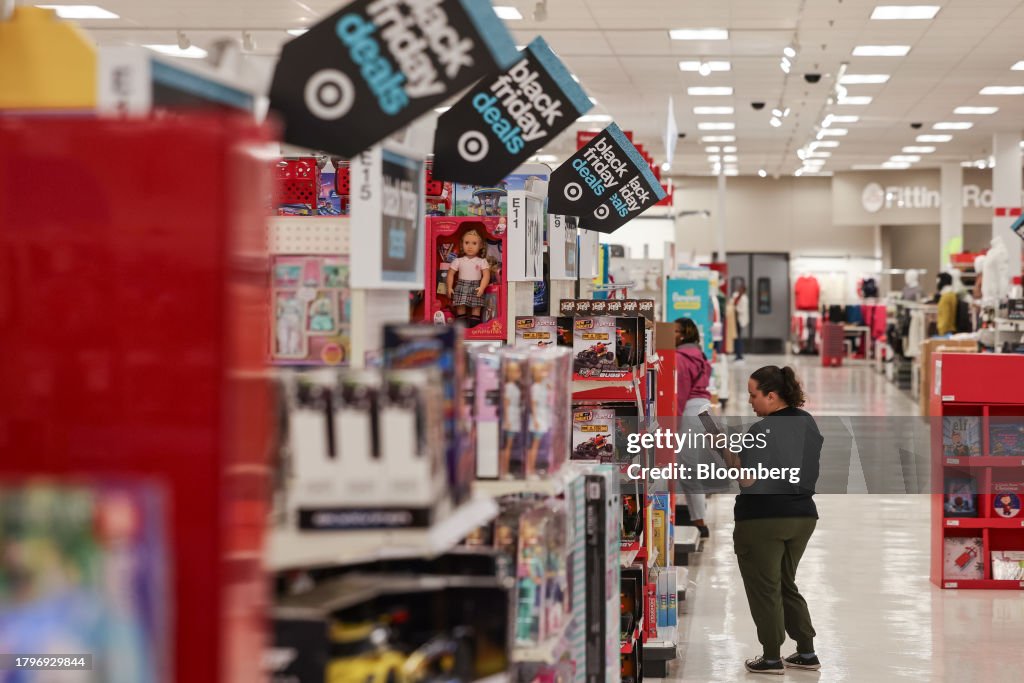 Shoppers At A Target Ahead Of Black Friday