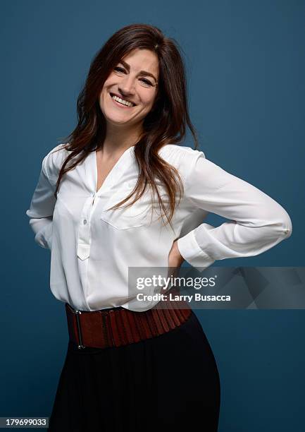 Director Jehane Noujaim of 'The Square' poses at the Guess Portrait Studio during 2013 Toronto International Film Festival on September 6, 2013 in...