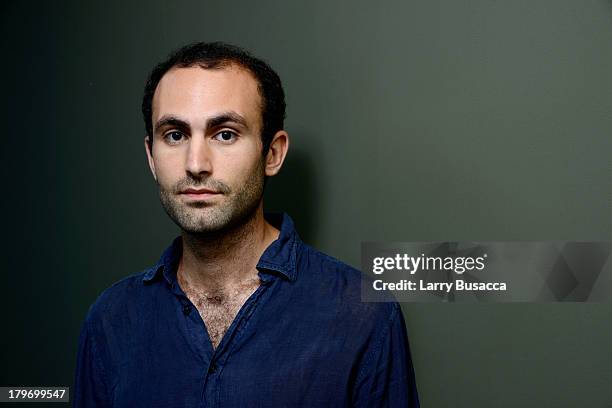 Actor Khalid Abdalla of 'The Square' poses at the Guess Portrait Studio during 2013 Toronto International Film Festival on September 6, 2013 in...