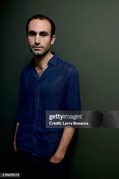 Actor Khalid Abdalla of 'The Square' poses at the Guess Portrait Studio during 2013 Toronto International Film Festival on September 6, 2013 in...