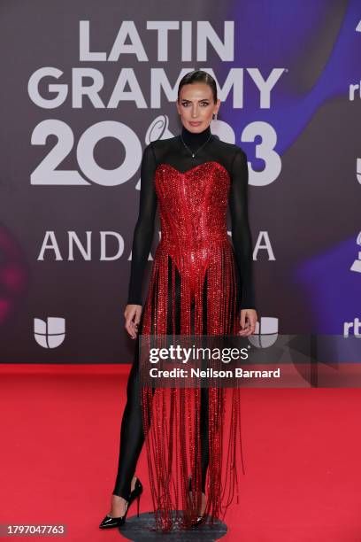 Nieves Álvarez attends The 24th Annual Latin Grammy Awards on November 16, 2023 in Seville, Spain.