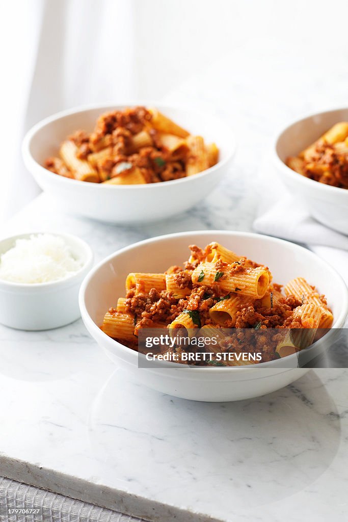 Bowl of beef ragu