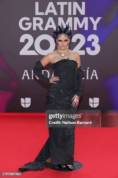 Sita Abellán attends The 24th Annual Latin Grammy Awards on November 16, 2023 in Seville, Spain.