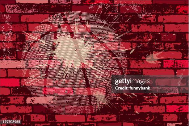 Exploding Brick Vector Exploding Brick Wall Photos and Premium High Res Pictures - Getty Images