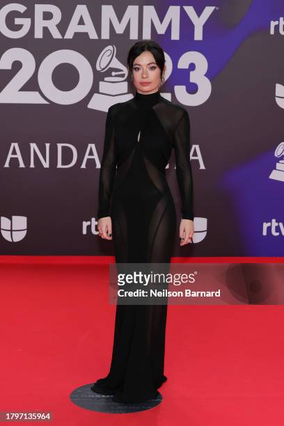 Anna Castillo attends The 24th Annual Latin Grammy Awards on November 16, 2023 in Seville, Spain.