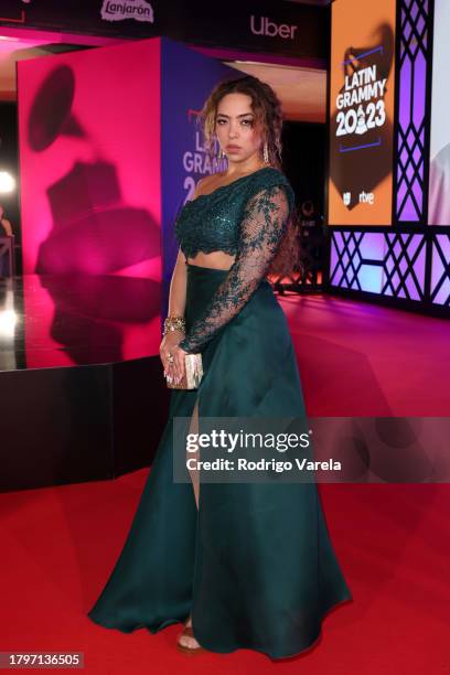 Paola Guanche attends The 24th Annual Latin Grammy Awards on November 16, 2023 in Seville, Spain.