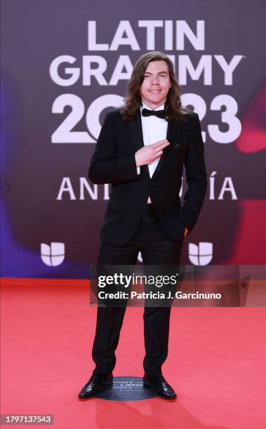 Andres Upegui attends the 24th Annual Latin GRAMMY Awards at FIBES Conference and Exhibition Centre on November 16, 2023 in Seville, Spain.