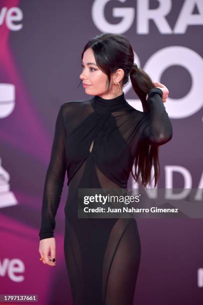 Anna Castillo attends the 24th Annual Latin GRAMMY Awards at FIBES Conference and Exhibition Centre on November 16, 2023 in Seville, Spain.