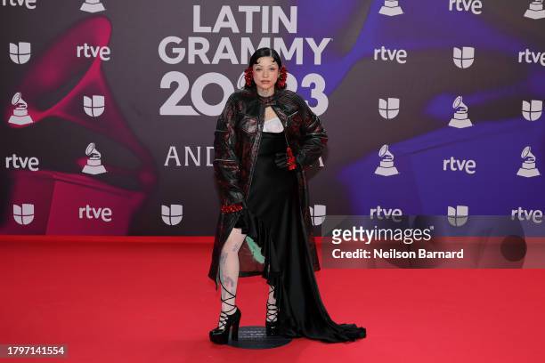 Mon Laferte attends The 24th Annual Latin Grammy Awards on November 16, 2023 in Seville, Spain.