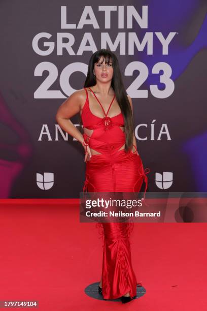 Nathy Peluso attends The 24th Annual Latin Grammy Awards on November 16, 2023 in Seville, Spain.