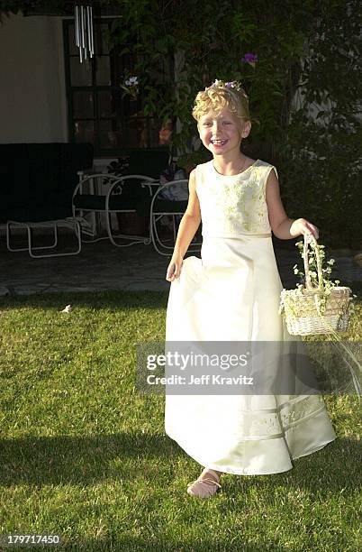 Cheyanne Alquist during David Tuchman and Melissa Caulfield Wedding, 2001.