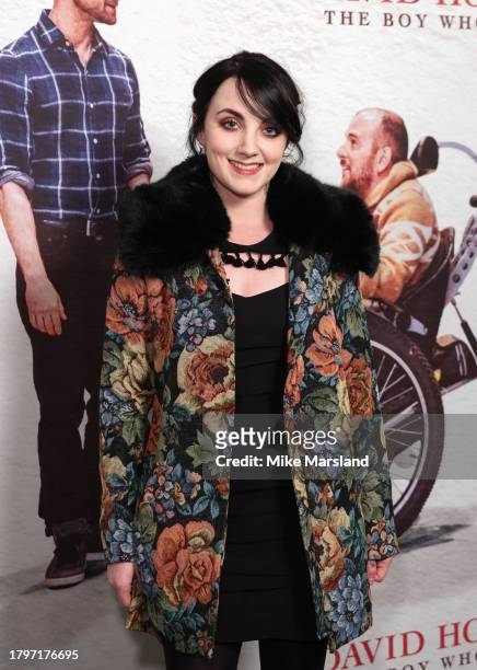 Evanna Lynch attends the UK premiere of "David Holmes: The Boy Who Lived" on November 16, 2023 in London, England.