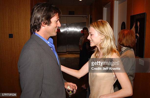 Hart Bochner & Naomi Watts during Road to Perdition - Los Angeles Premiere at Academy Theatre in Beverly Hills, California, United States.