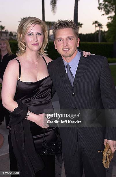 Cindy Pepper and Barry Pepper during HBO's 61 Premiere at Paramount Pictures in Los Angeles, California.