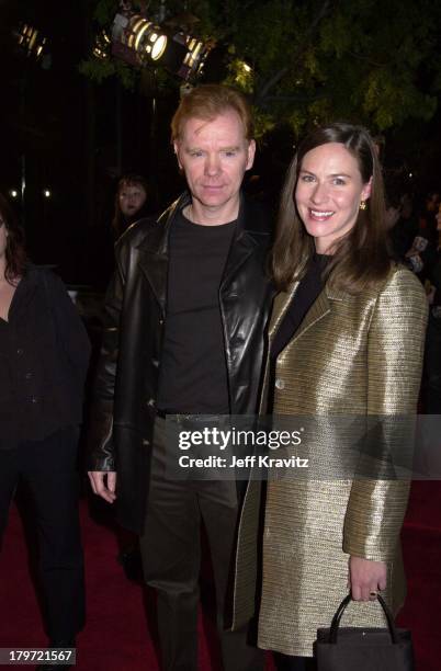 David Caruso and Margaret Buckley during Proof of Life Premiere in Los Angeles, California, United States.