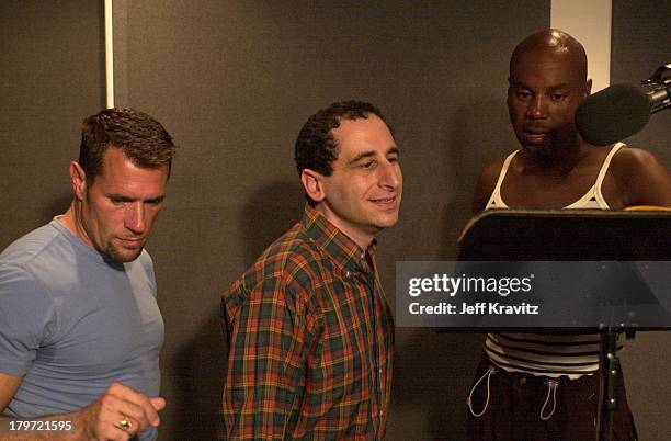 Jim J Bullock, Mike Reiss & RuPaul Andre Charles during Queer Duck a new animated series on ICEBOX.com.
