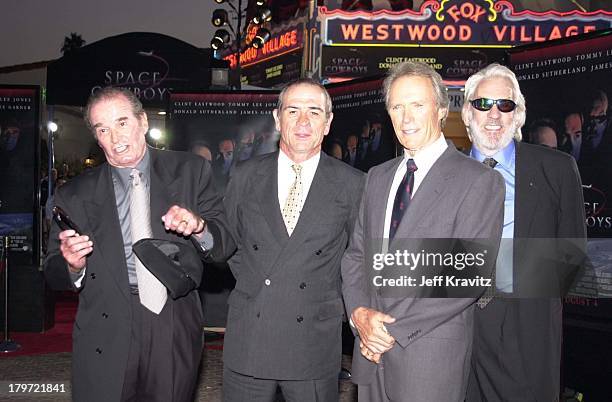 James Garner, Tommy Lee Jones, Clint Eastwood and Donald Sutherland