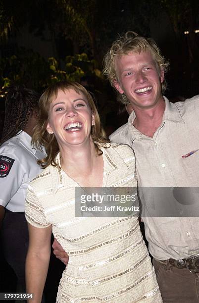 Gretchen Cordy & Greg Buis during Survivor finale party at Television City in Los Angeles, California, United States.